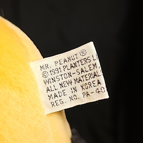 Vintage 1991 Mr. Peanut with Plush Cane 26 - Picture 5 of 10